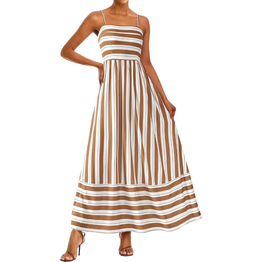 Summer Dresses for Women Flowy Maxi Boho Floral Casual Beach Wedding